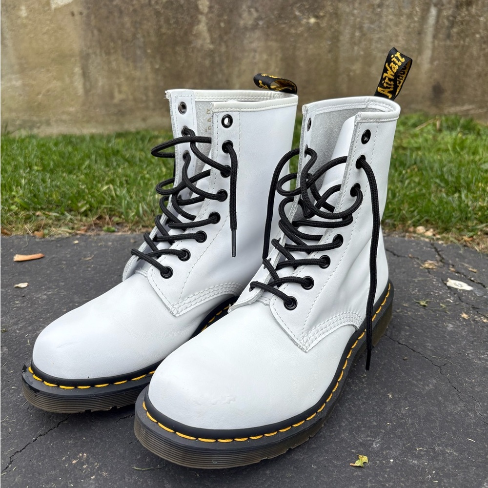 Dr. Martens 1460 Boot - Women's- white